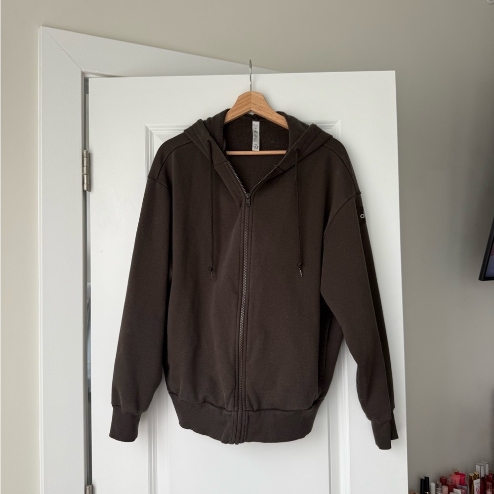 Alo yoga full zip hoodie